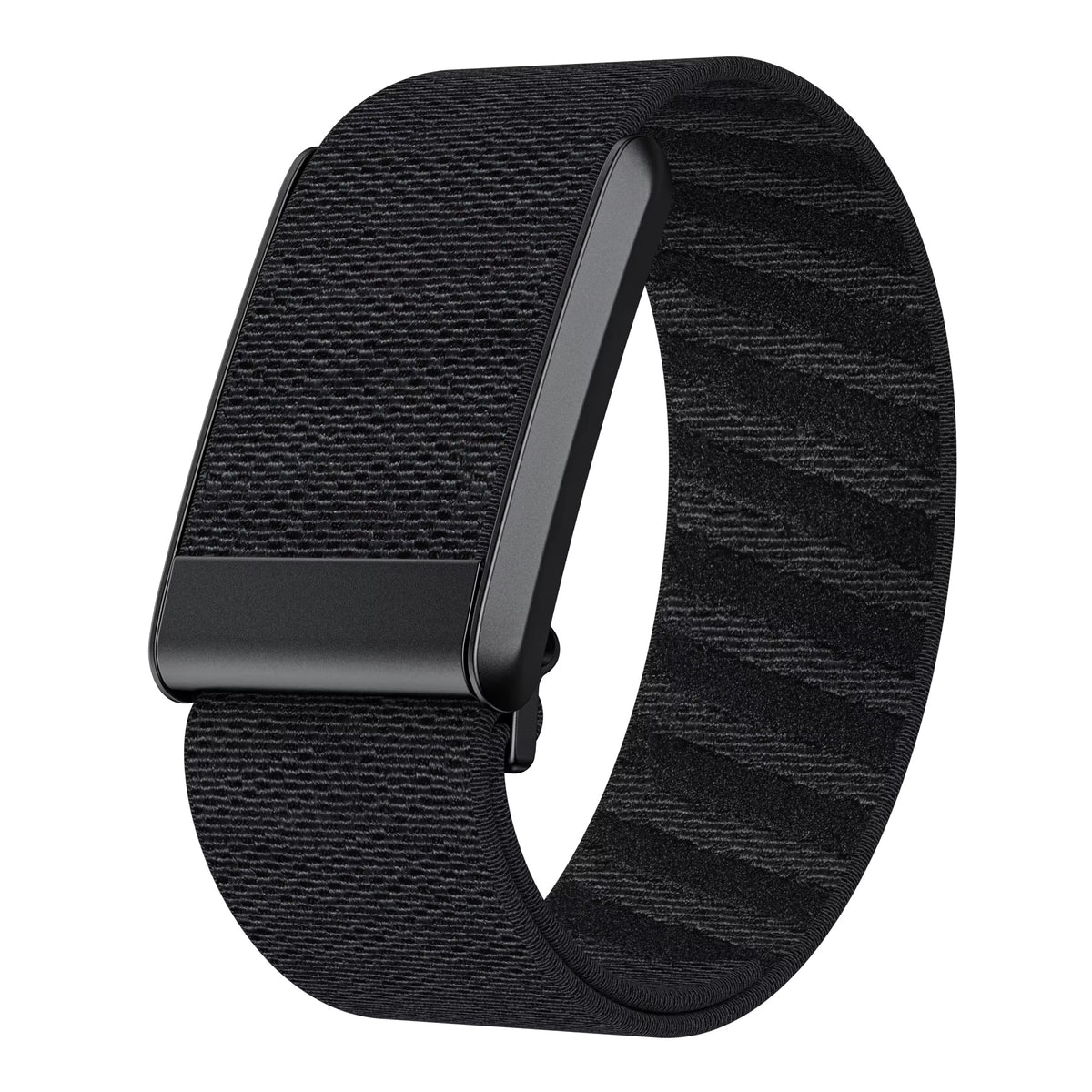 Forato breathable nylon sport band in Black with black clasp