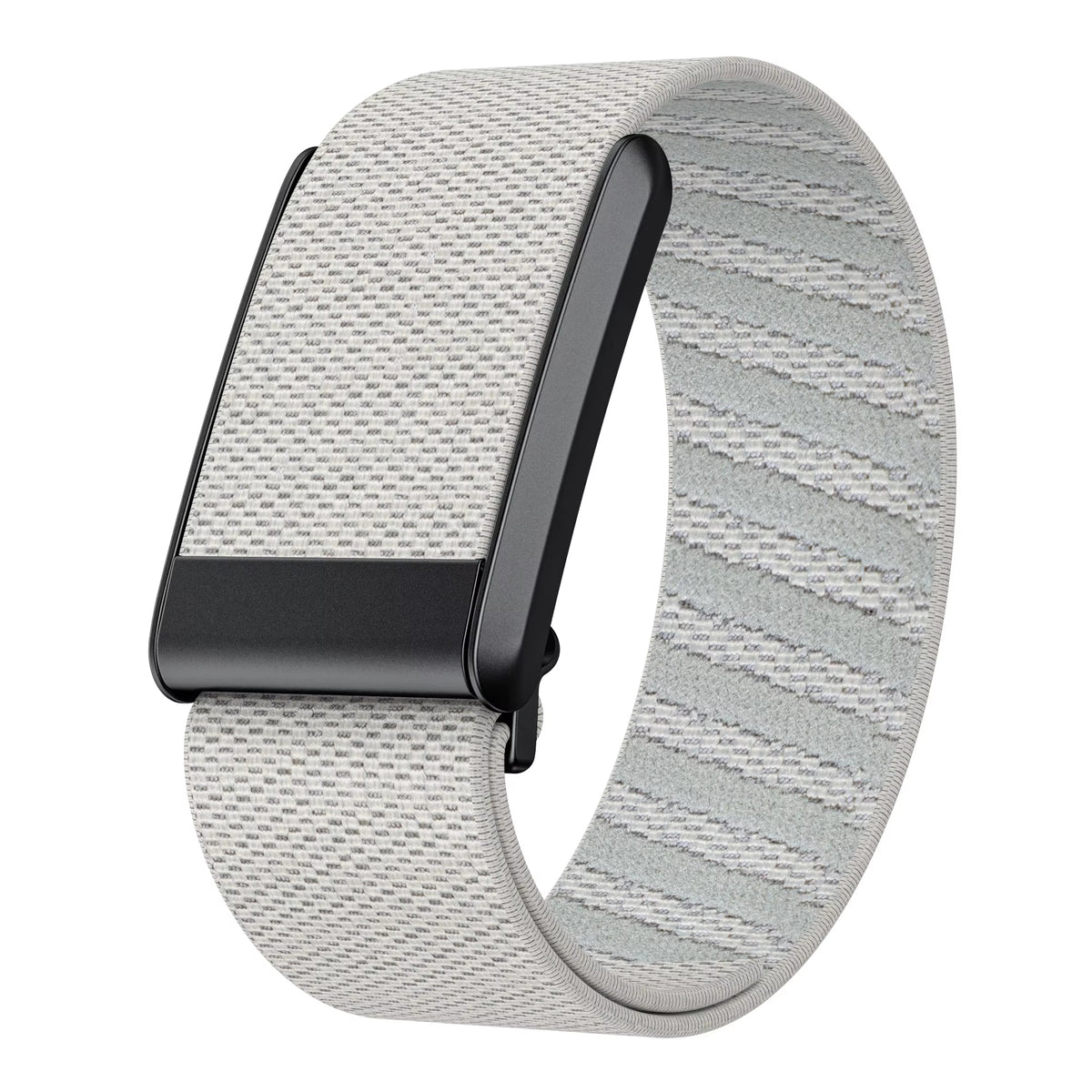 Forato breathable nylon sport band in Light Gray with black clasp
