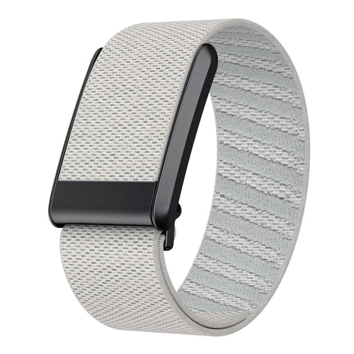 Forato breathable nylon sport band in Light Gray with black clasp