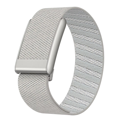 Forato breathable nylon sport band in Light Gray with silver clasp