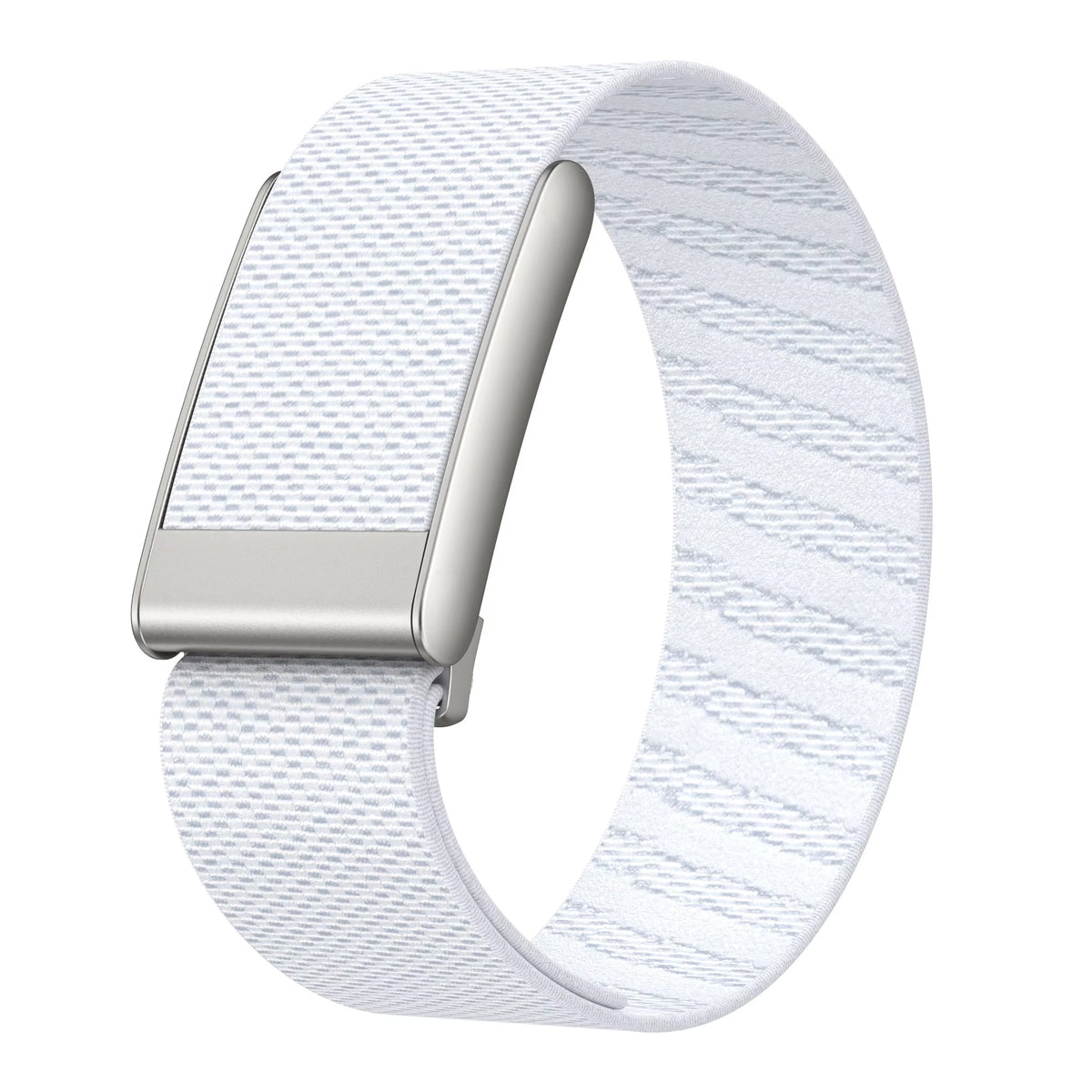 Forato breathable nylon sport band in White with silver clasp